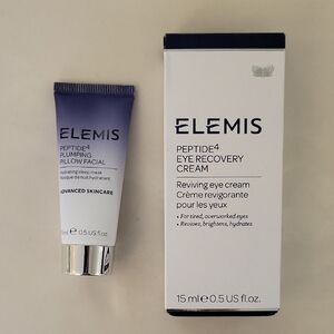 Elemis Peptide Eye Recovery Cream + Plumping Facial Pillow NEW